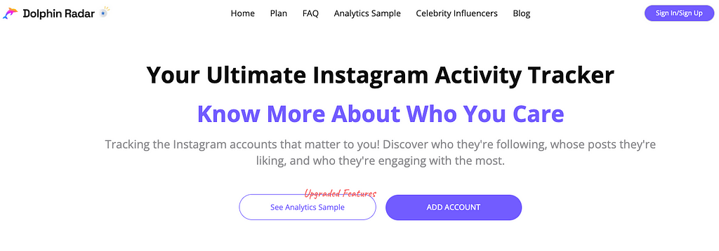 Instagram Activity Tracker