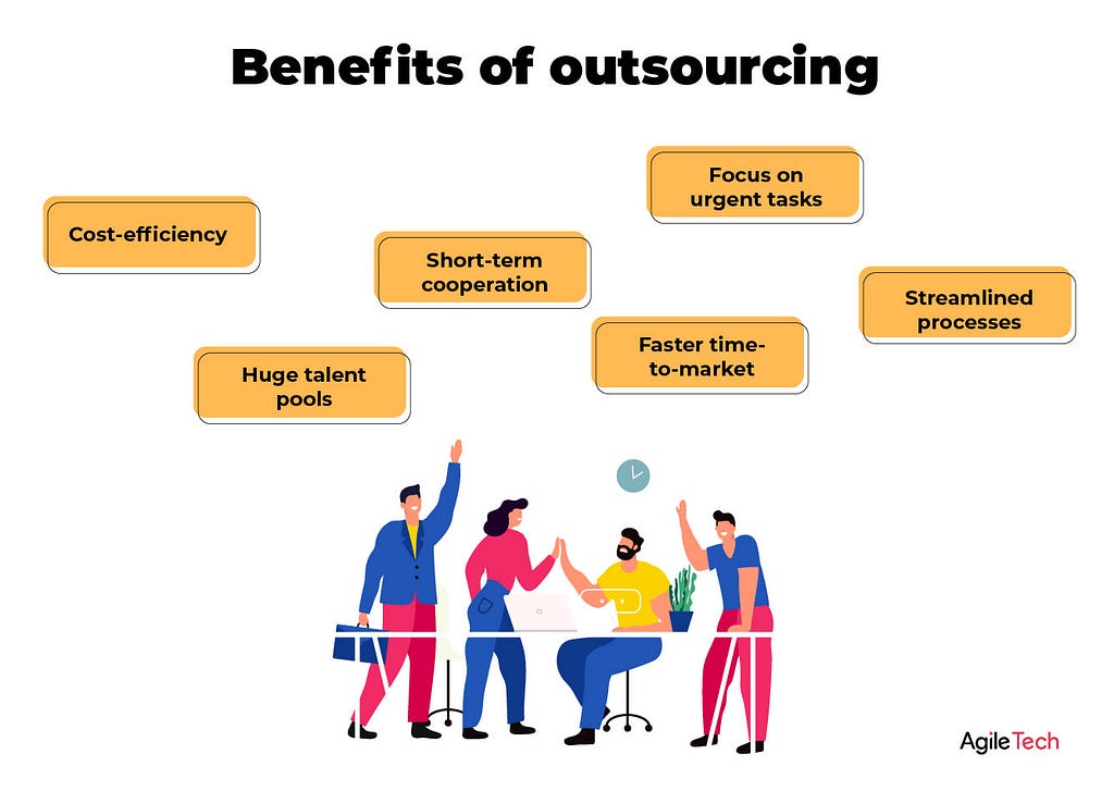 benefits of outsourcing, many advantages of outsourcing, pros and cons of outsourcing IT services