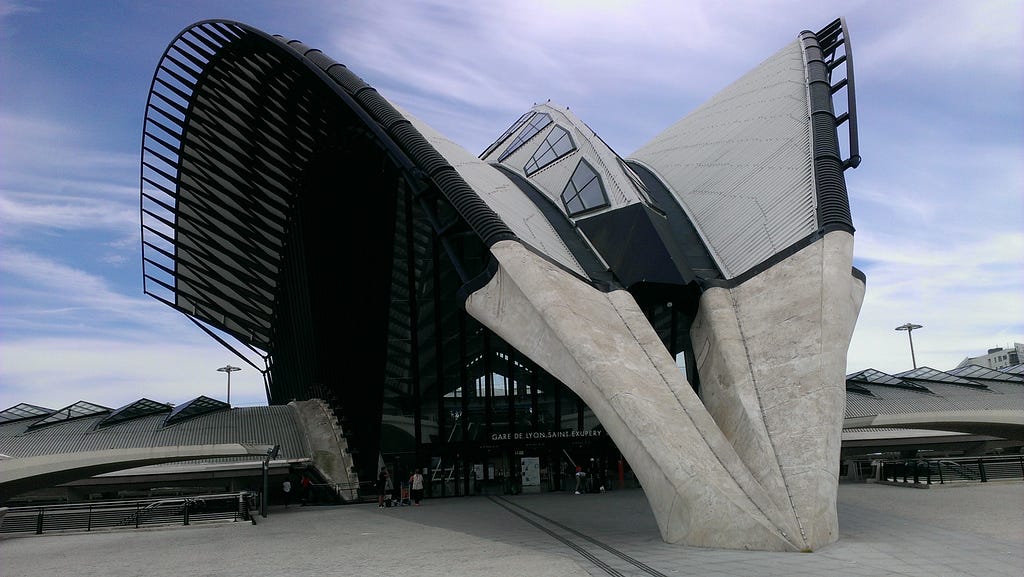 Lyon Airport and Train Station — Exupery TGV