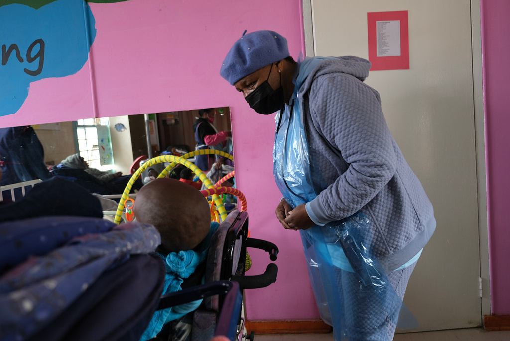 The Ratanang School received benefit-sharing funds from Variant Bio to renovate a section of the home that had burned down and enable much-needed shower and washing facilities for children with cerebral palsy.