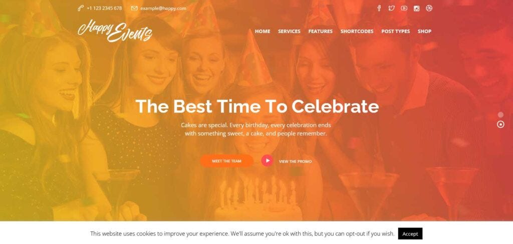 Event Planner WordPress Theme