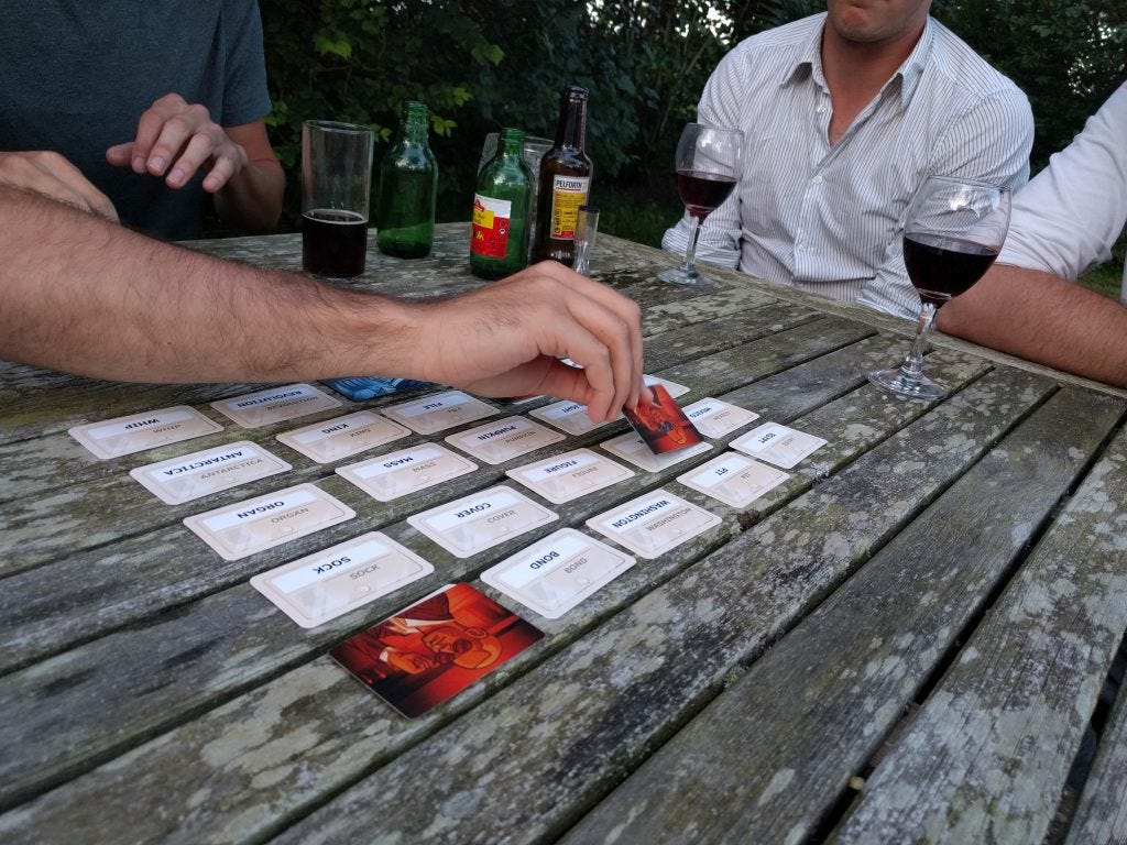 Codenames Playing Red