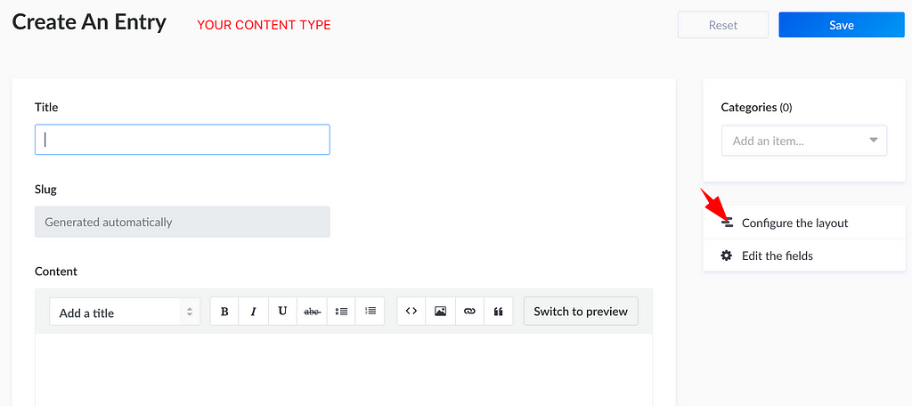 How to create dynamic slug in Strapi