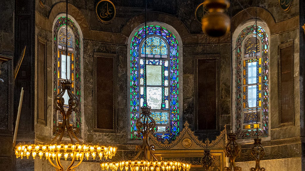 Stained glass windows