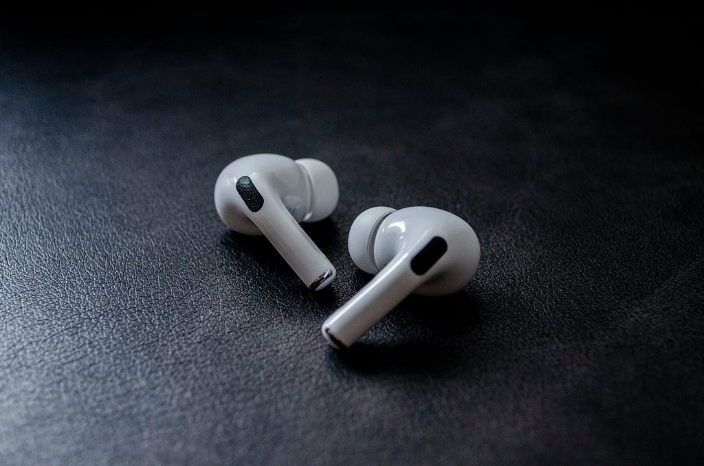 Photo of a pair of AirPods