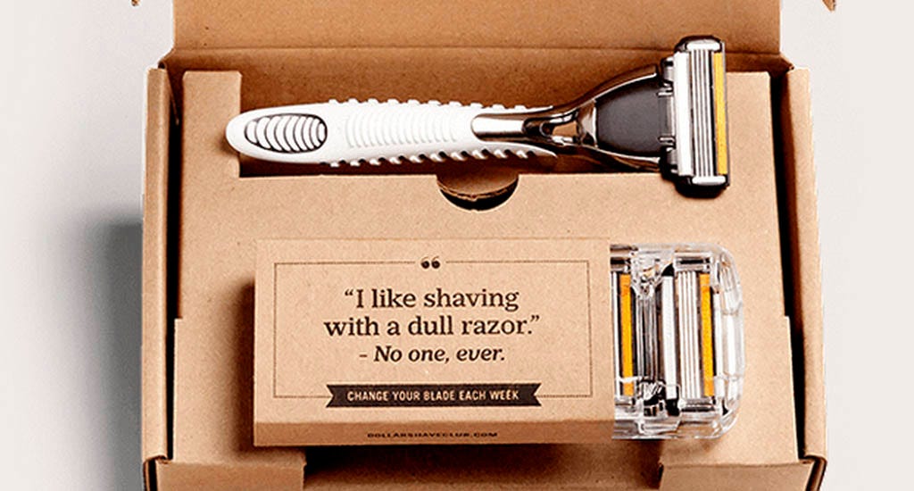 Dollar Shave Club subscription box