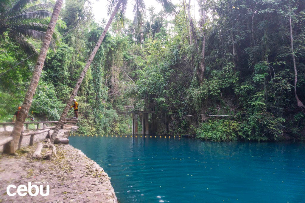 Pool at the third level of the Kawasan Falls