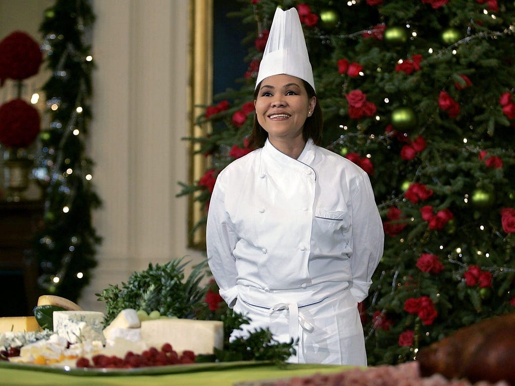 White House executive chef Cristeta Comerford in 2005.