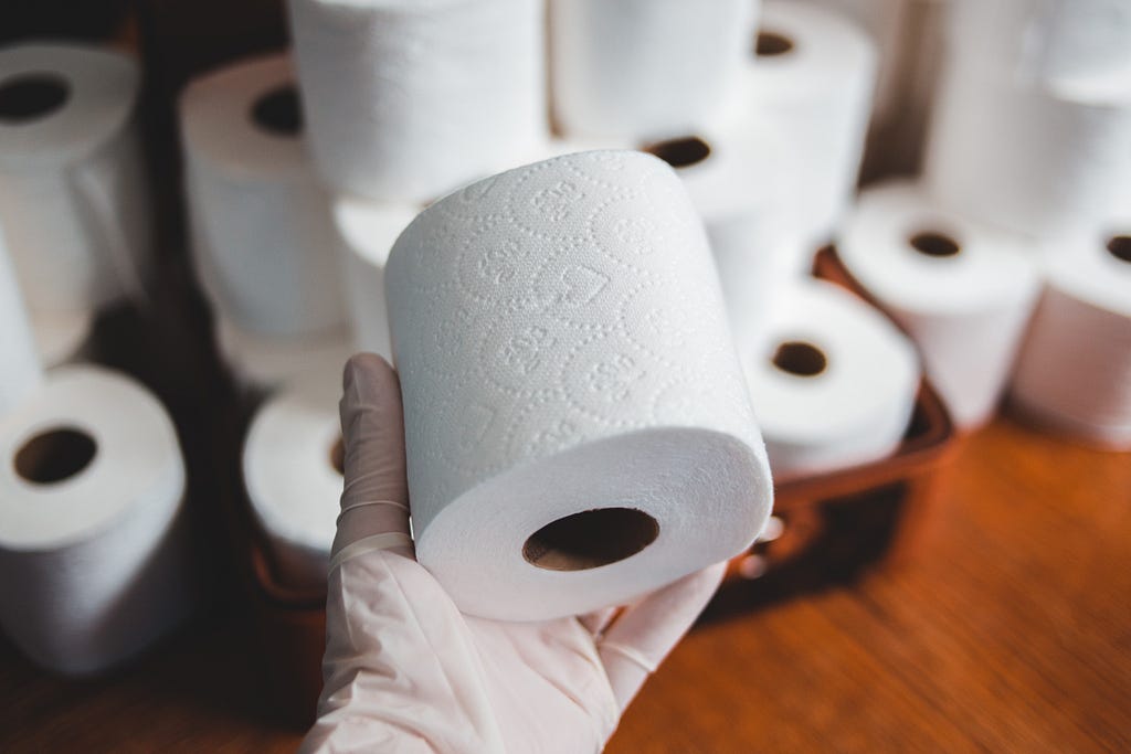 toilet paper rolls, hoarding