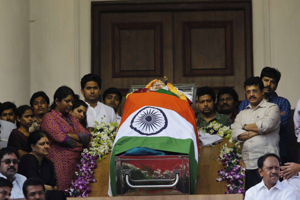 lying in state of Jayalalithaa