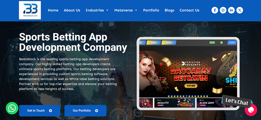 leading sports betting software development company