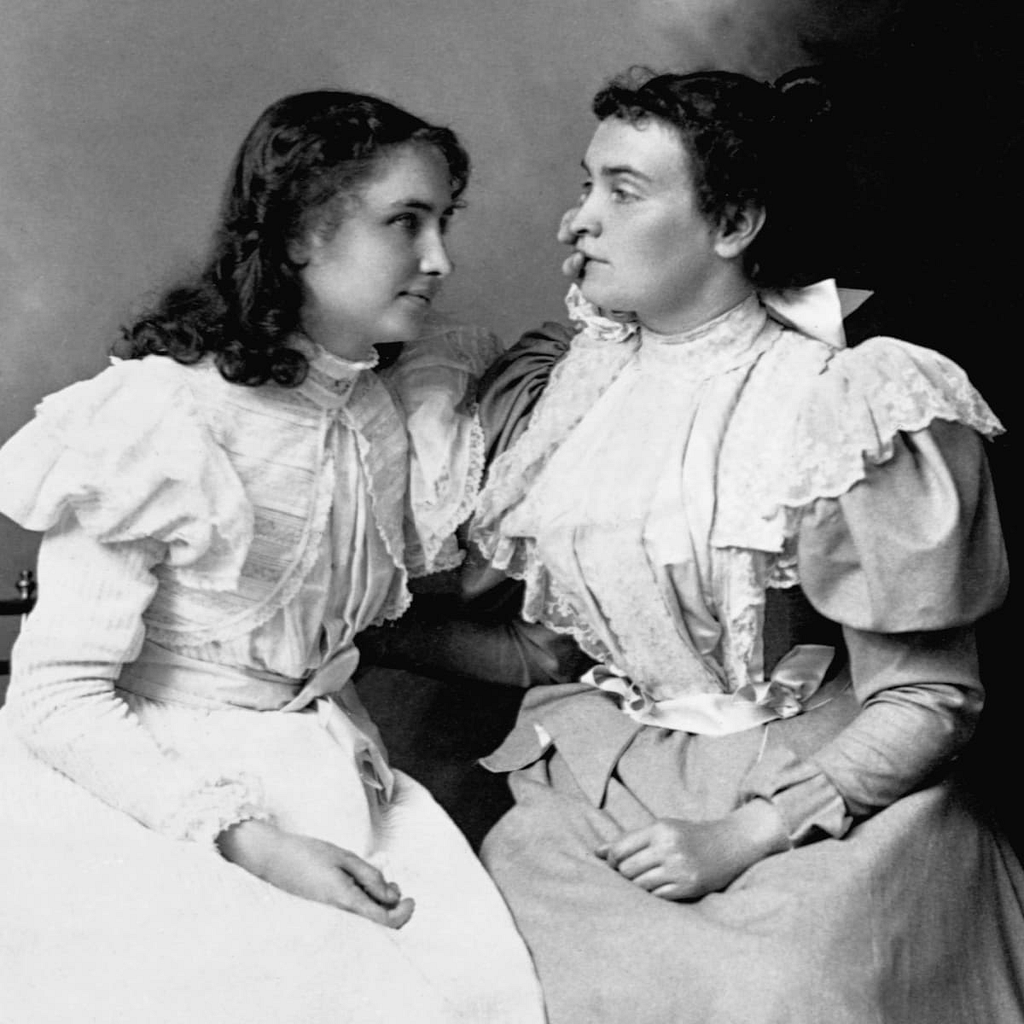 Image: Helen Keller and Anne Sullivan (Biography.com)