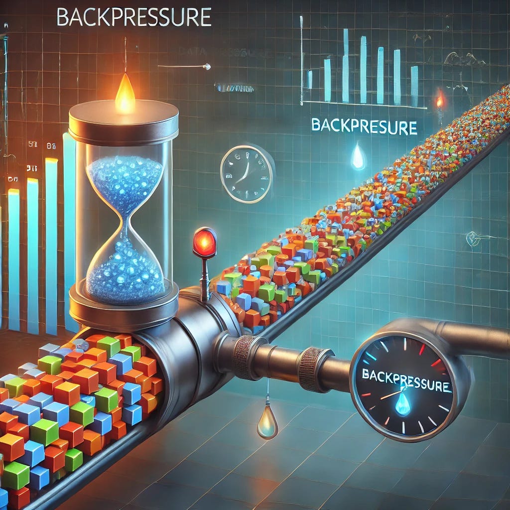 In-Depth Exploration of Backpressure in Data Streams: Concepts and Examples