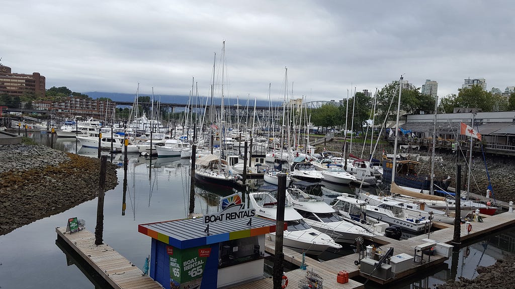 Boat Rentals at Granville Island