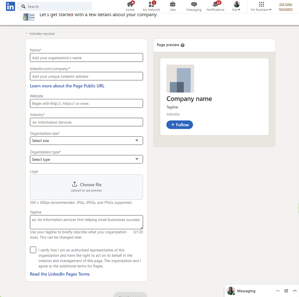 Create A Company Page On Linkedin