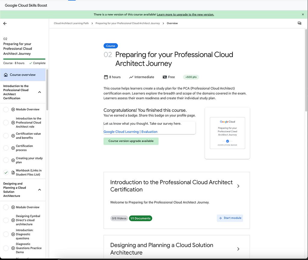 Cloud Architect Learning Path