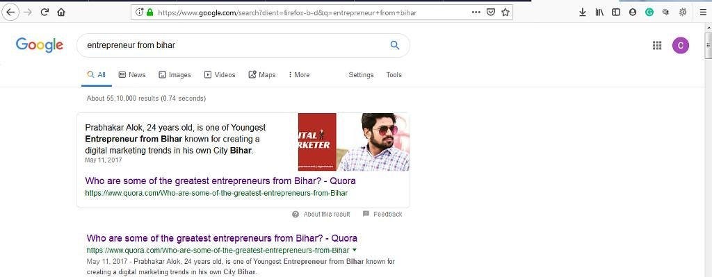 Youngest Entrepreneur From Bihar