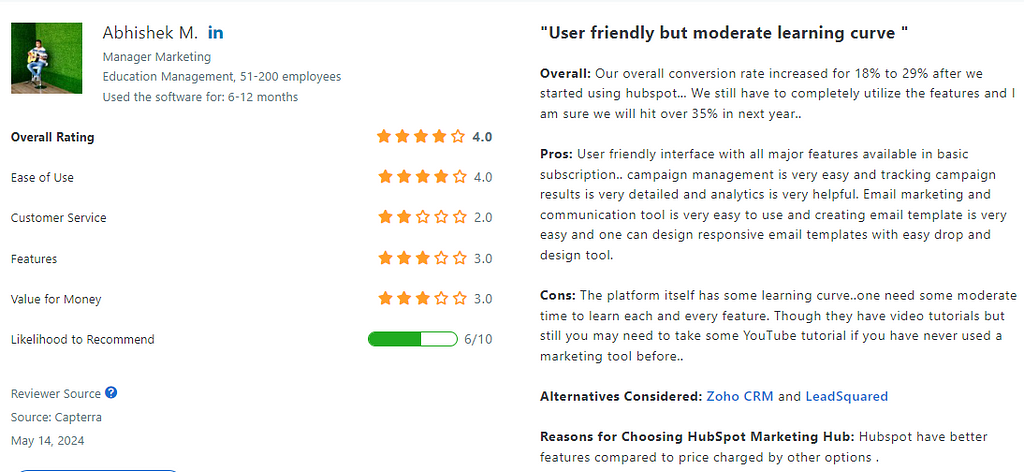 HubSpot Marketing Hub Customer Reviews-1