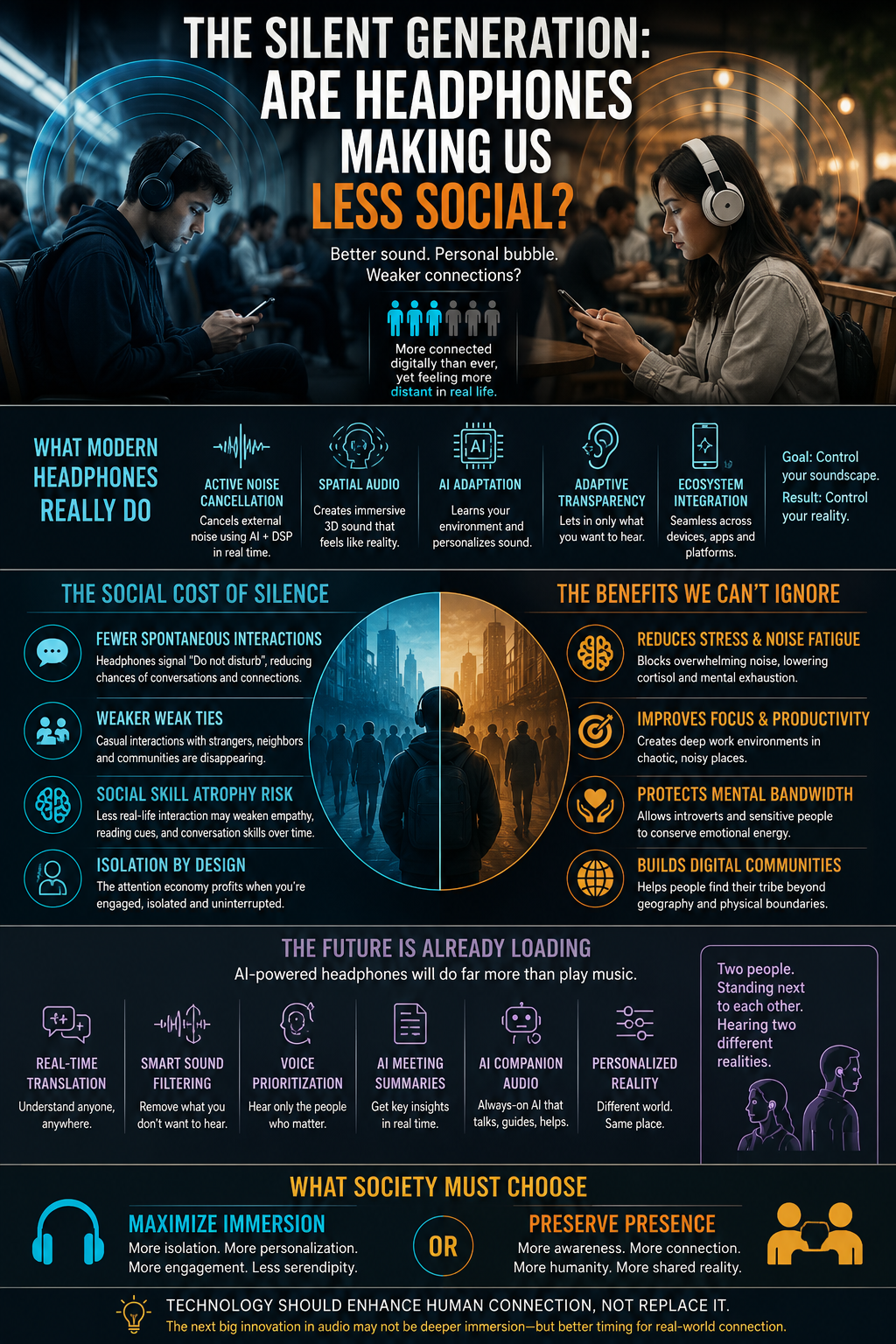The Silent Generation: Are Headphones Making Us Less Social?