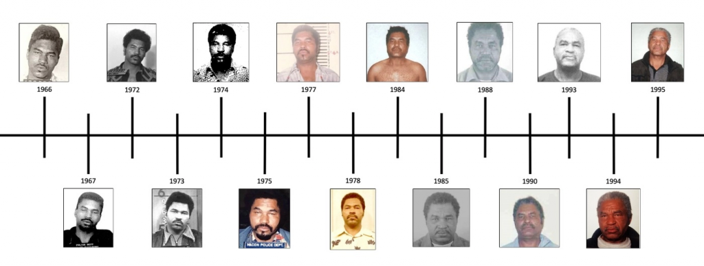 Mugshots of Samuel Little