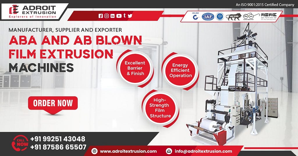How AB and ABA Co-Extrusion Machines Improve Film Production Efficiency