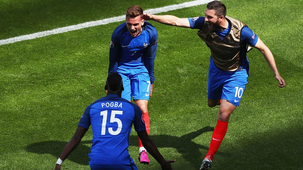 France GOAL Celebration