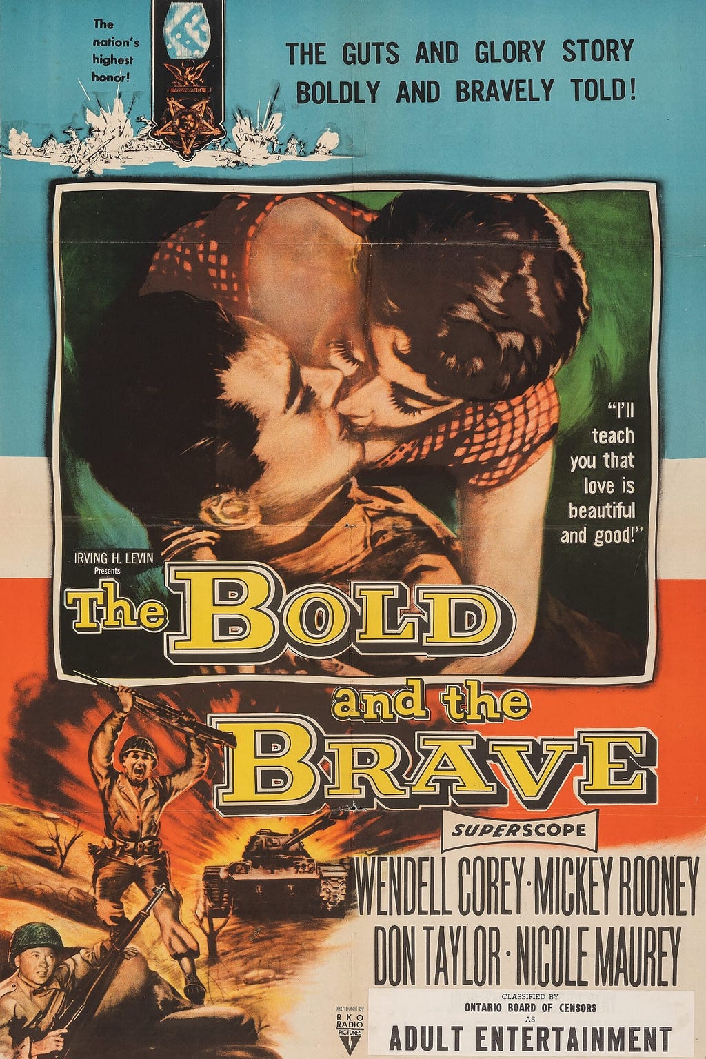 The Bold and the Brave (1956) | Poster