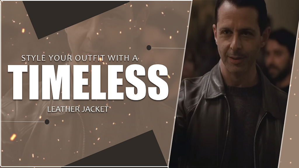 Succession S04 Kendall Roy Black Leather Jacket