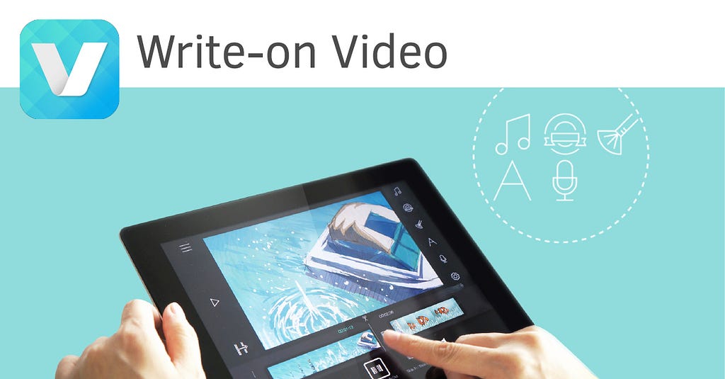 Write-on video