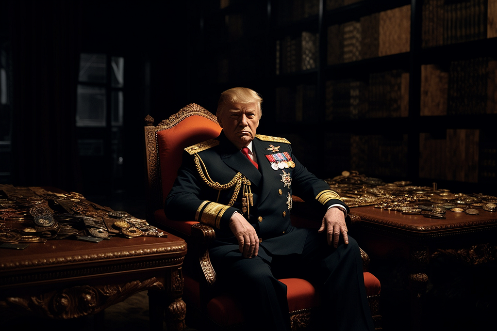 Trump, now a ruthless dictator for life.