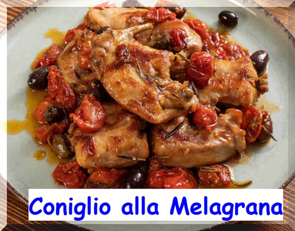 Ricetta di Cucina Coniglio alla Melagrana della regione Puglia