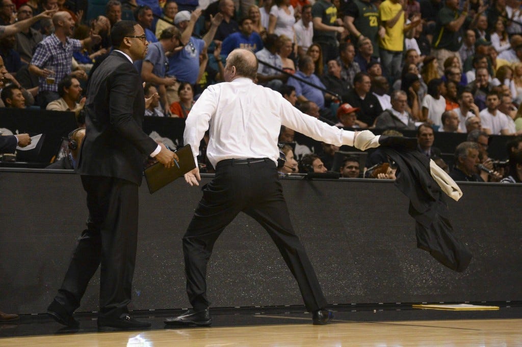 Ben Howland Jacket Toss