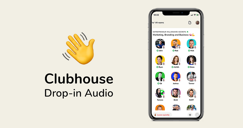 Clubhouse- Aplicación para hacer amigos basada en las notas de voz