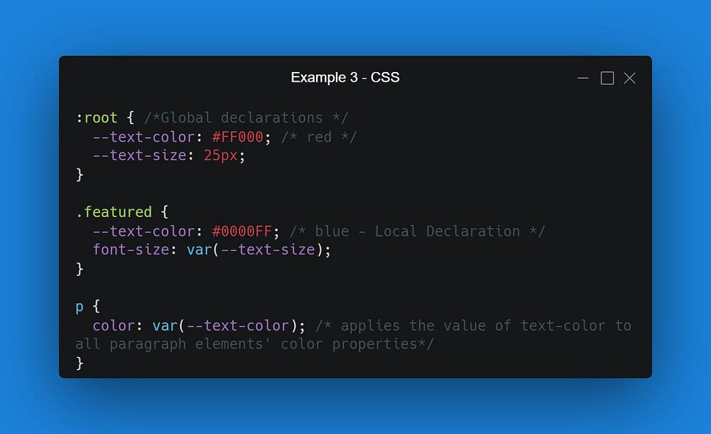 Example 3 CSS