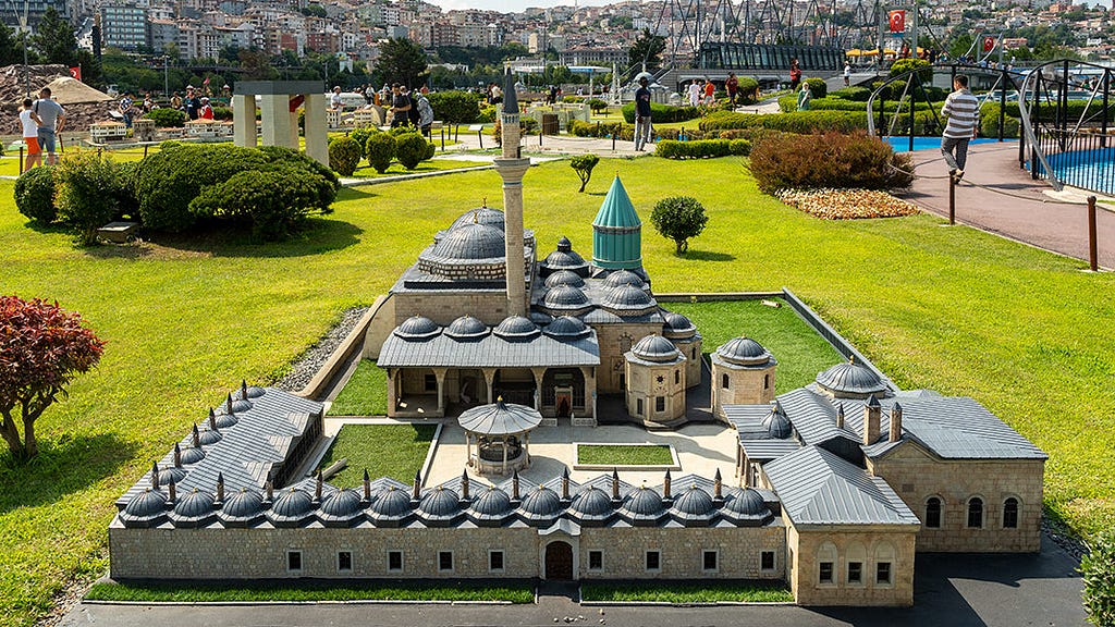 The open-air exhibition complex is a collection of models of Turkish sights