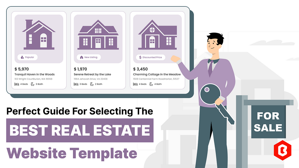 Guide for selecting the best real estate website template