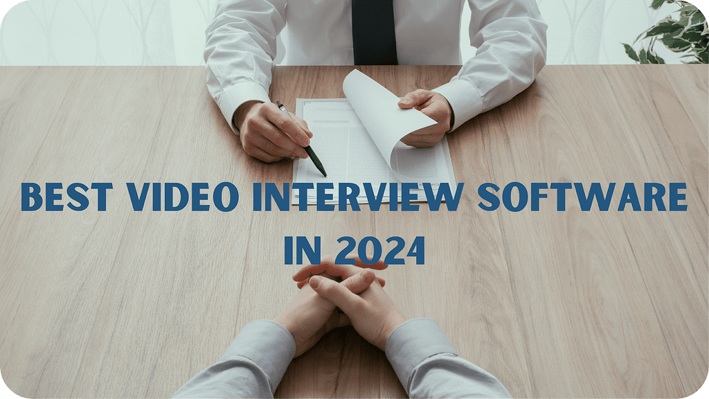Video interview softwares