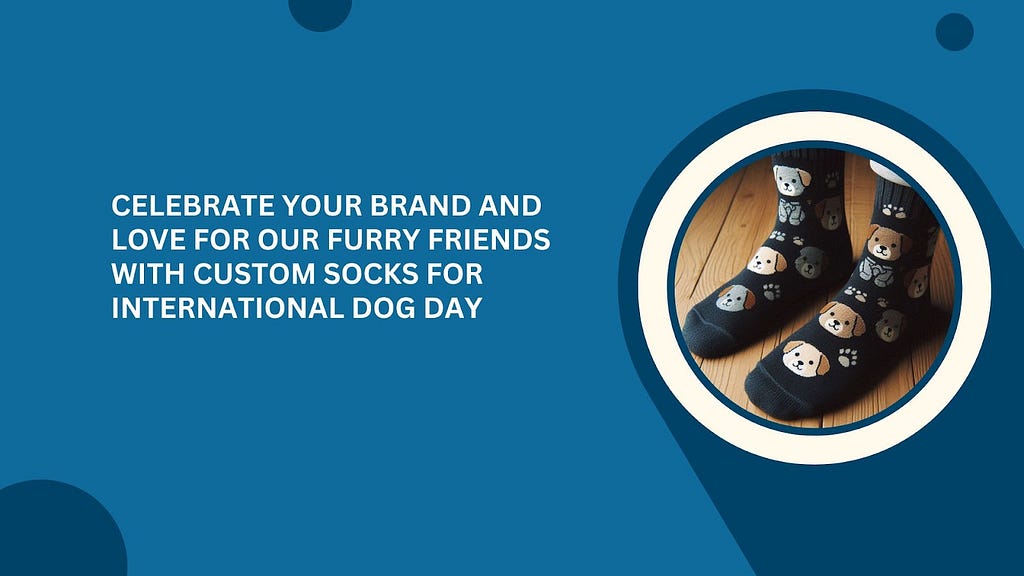 Custom socks with dog pictures.