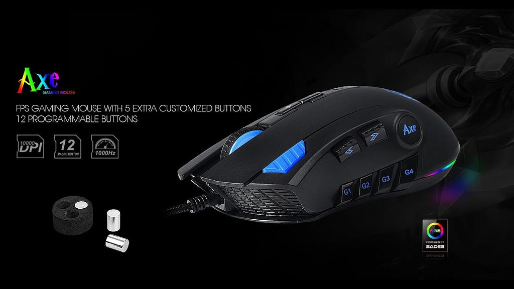 SADES AXE GAMING MOUSE REVIEW