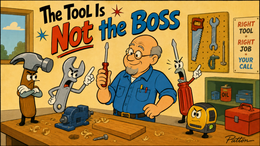 The Tool Is Not The Boss