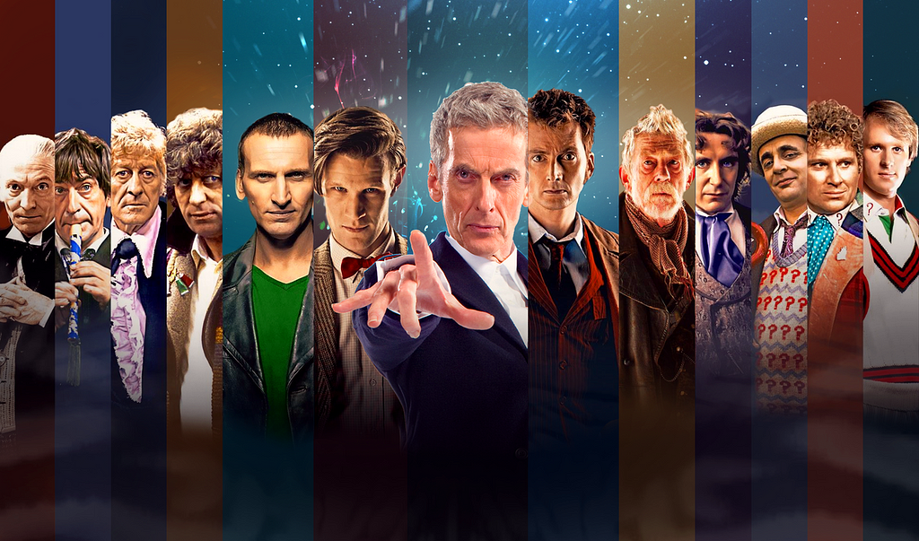 A compilation of all the actors who have portrayed the iconic character in the British sci-fi drama, Doctor Who.