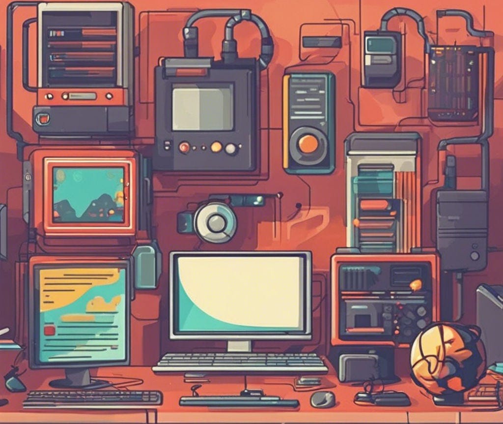 retro gaming style