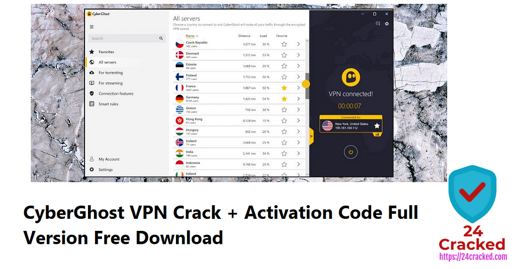 CyberGhost VPN Crack + Activation Code Full Version Free Download 