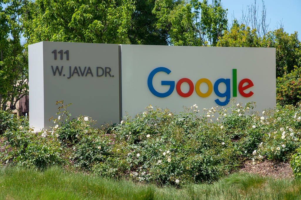 Image of Google sign
