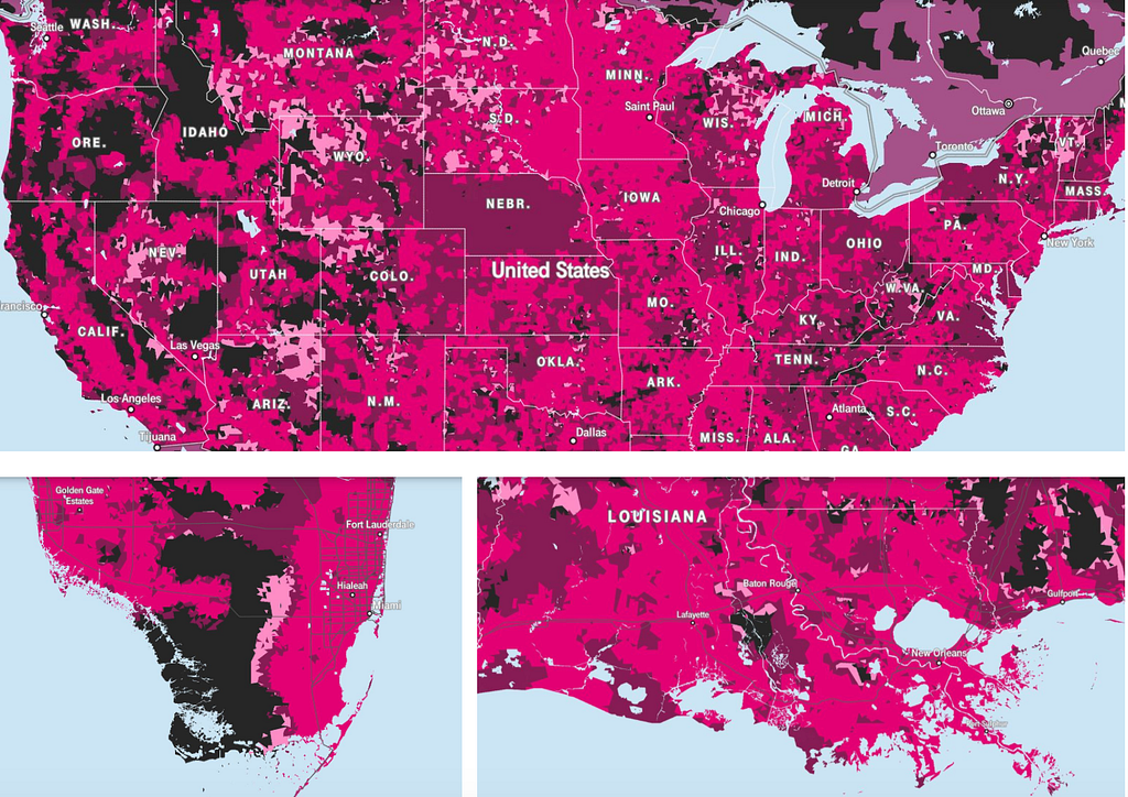 lT-Mobile 5G Coverage Maps: Automatically transforming GeoJSON files ...