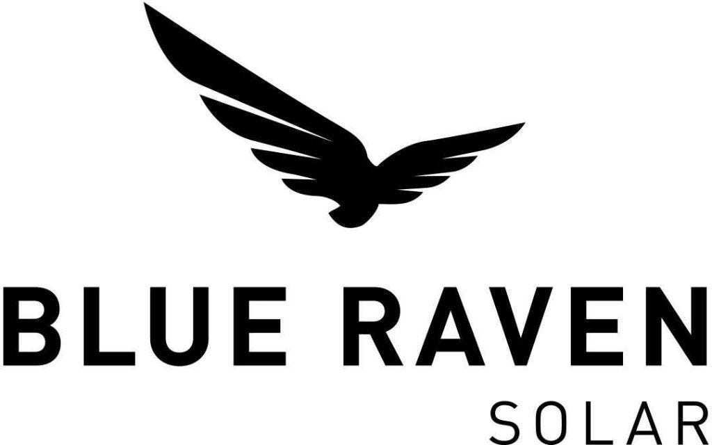 Logo of solar panel company Blue Raven Solar