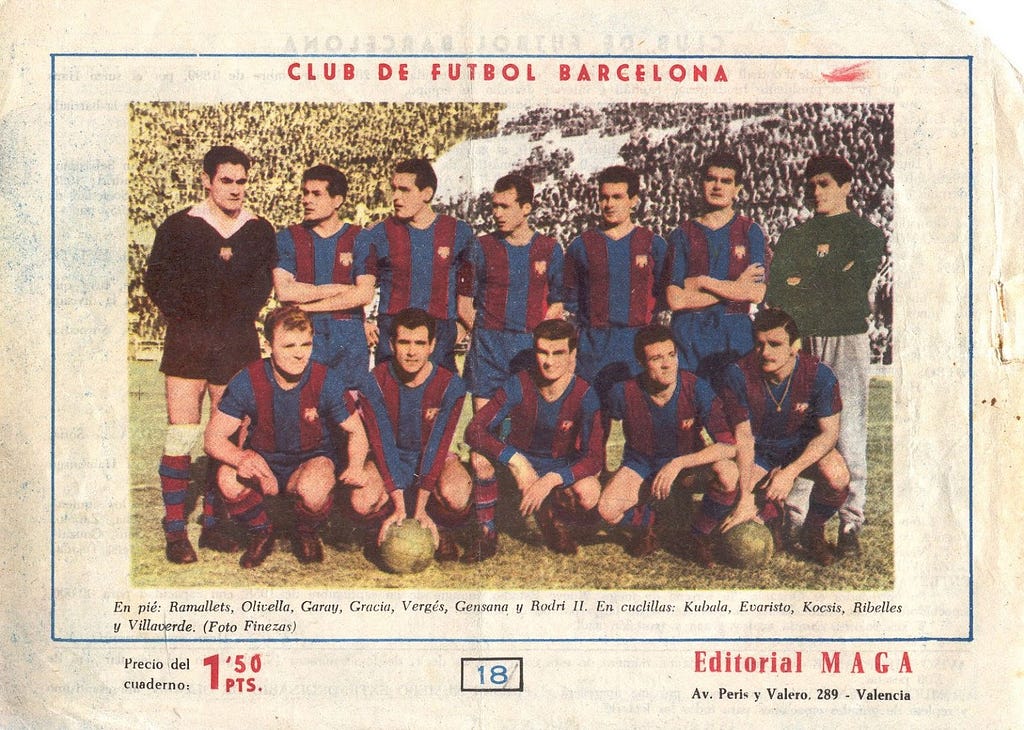 fc barcelona vintage