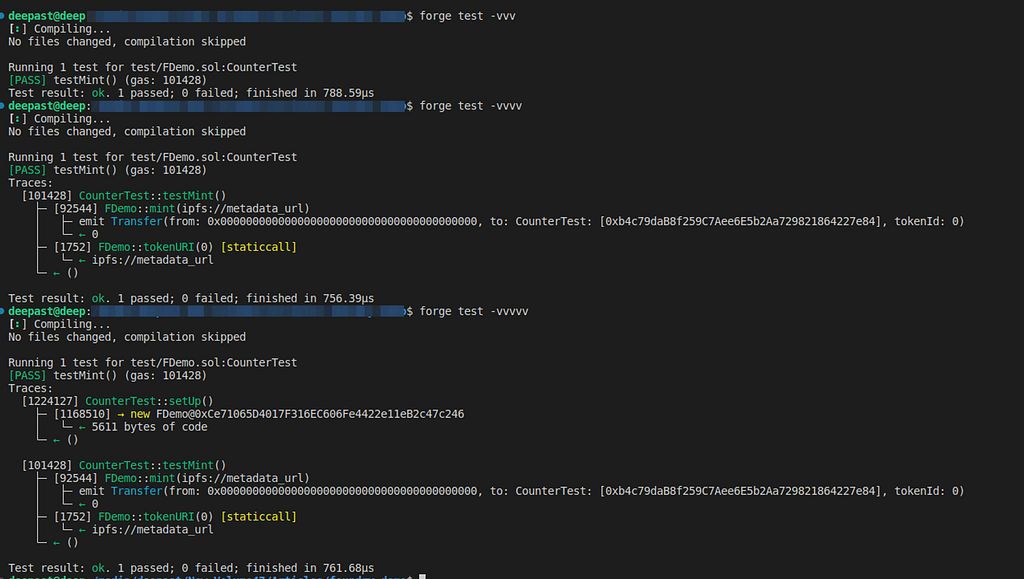 Foundry logs