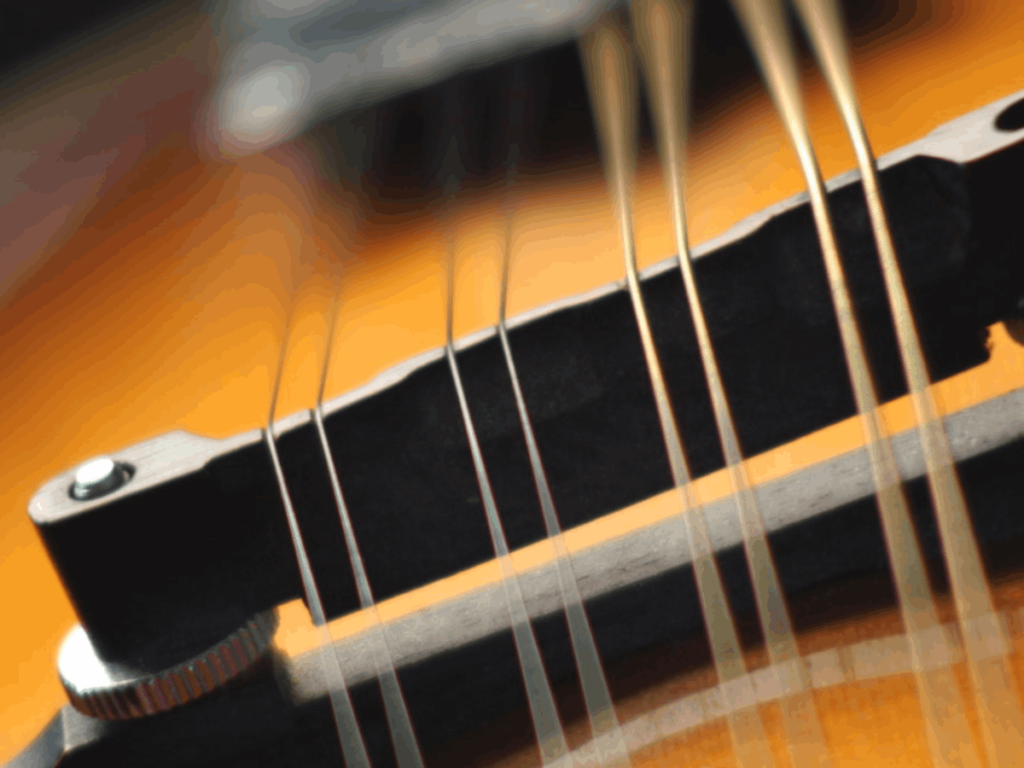 mandolin strings up-close