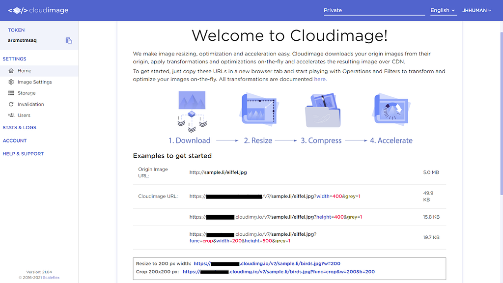 ImageEngine vs Cloudimage — Cloudimage Setup Step 6